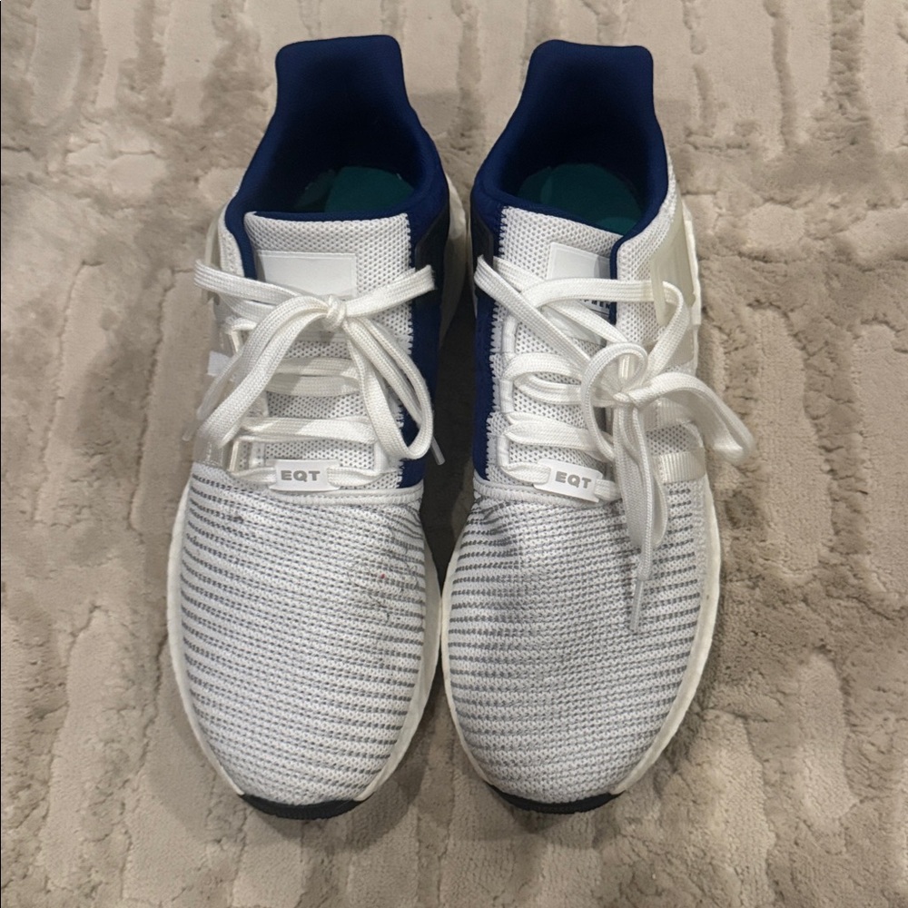 Adidas x Equipment EQT Support 93/17 Royal blue and white sneakers 12